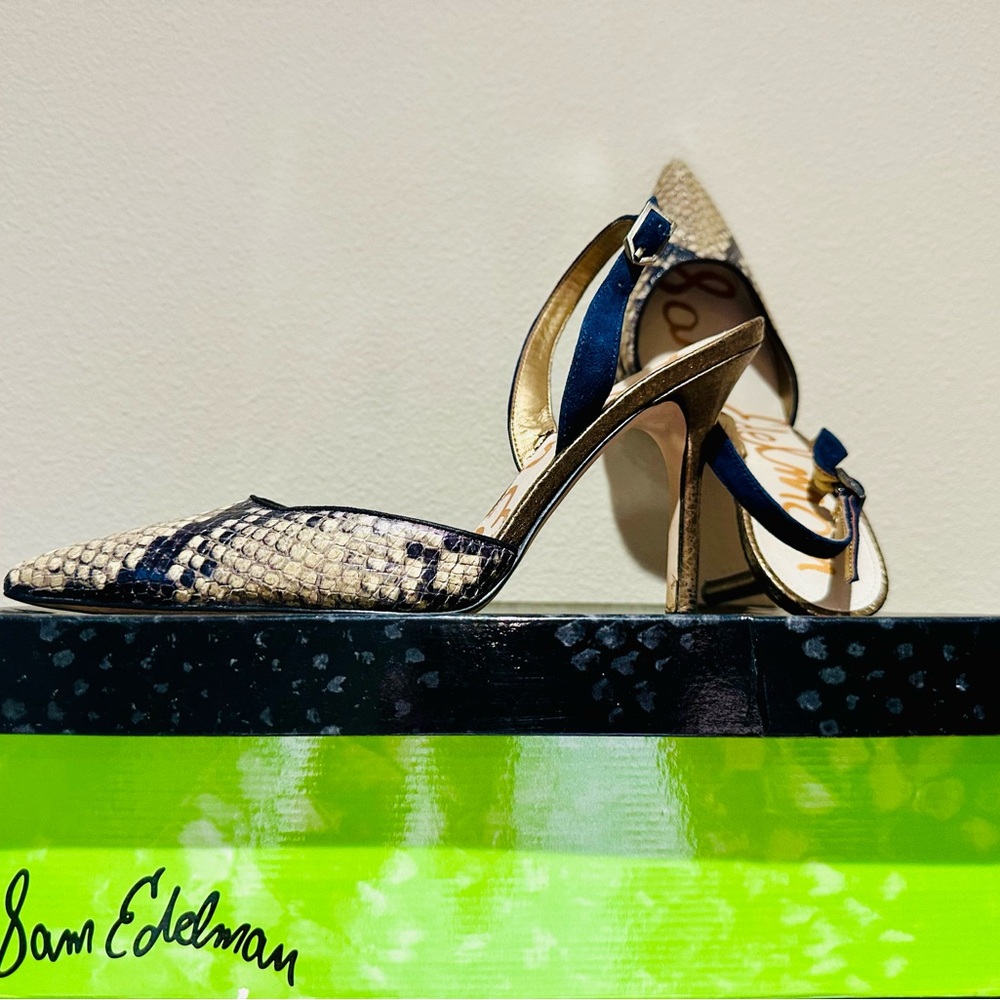 Sam Edelman Slingback Heels Size 8 1/2